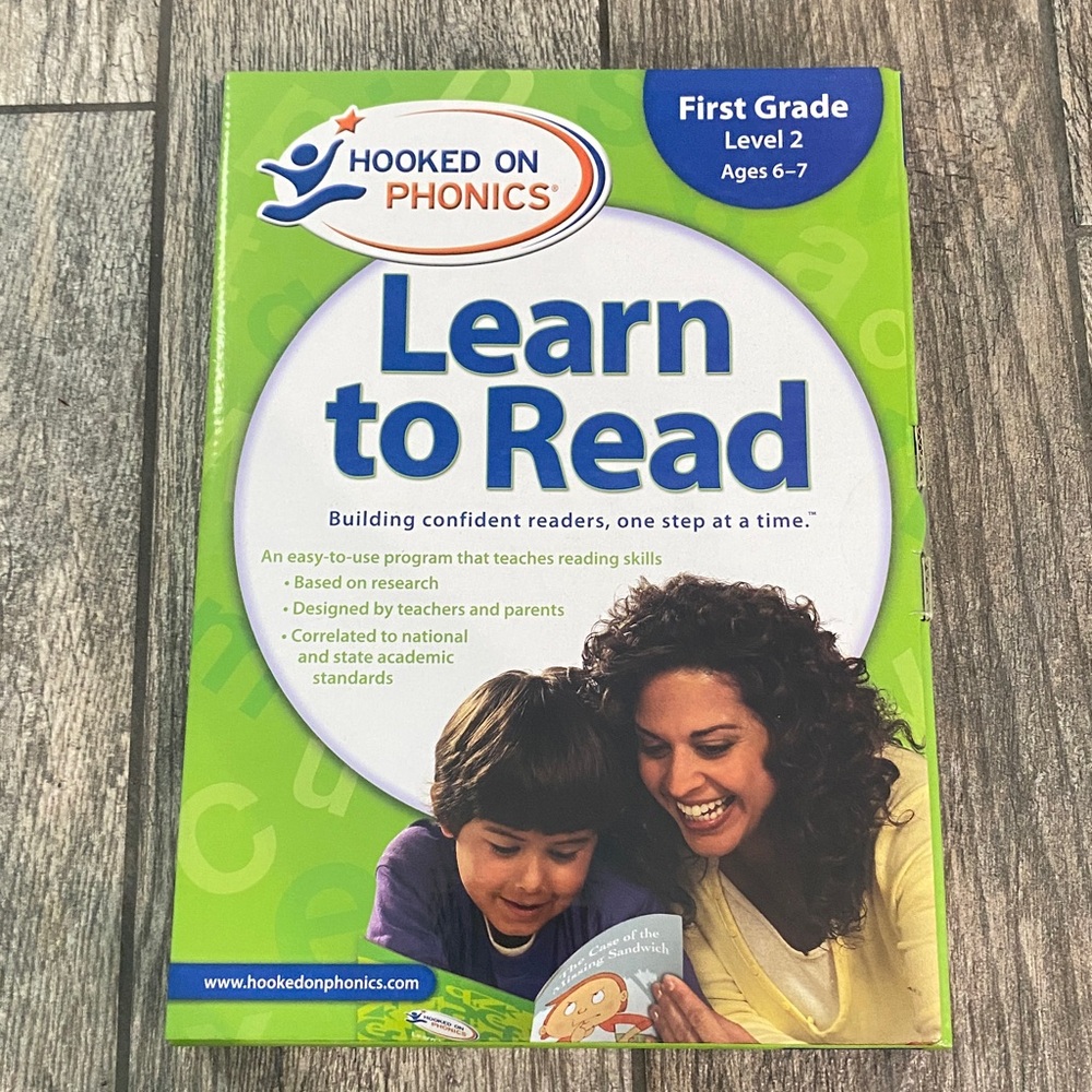 Hooked On Phonics Learn to Read AGES 6-7 FIRST GRADE Level 2
